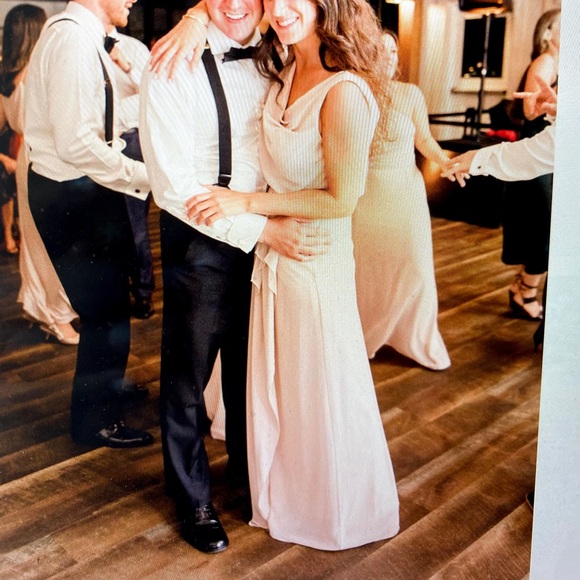 Amsale Alyssa Dress in fawn color - Picture 3 of 7